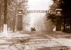 Summerville, SC sign in Summerville's past