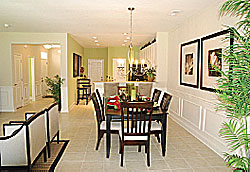 Photo Looking Through The Dining Room In A Home At The Pines At Charleston Park In Summerville, Sc