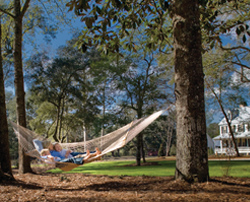 a hammock for a restful day at The Ponds in Summerville